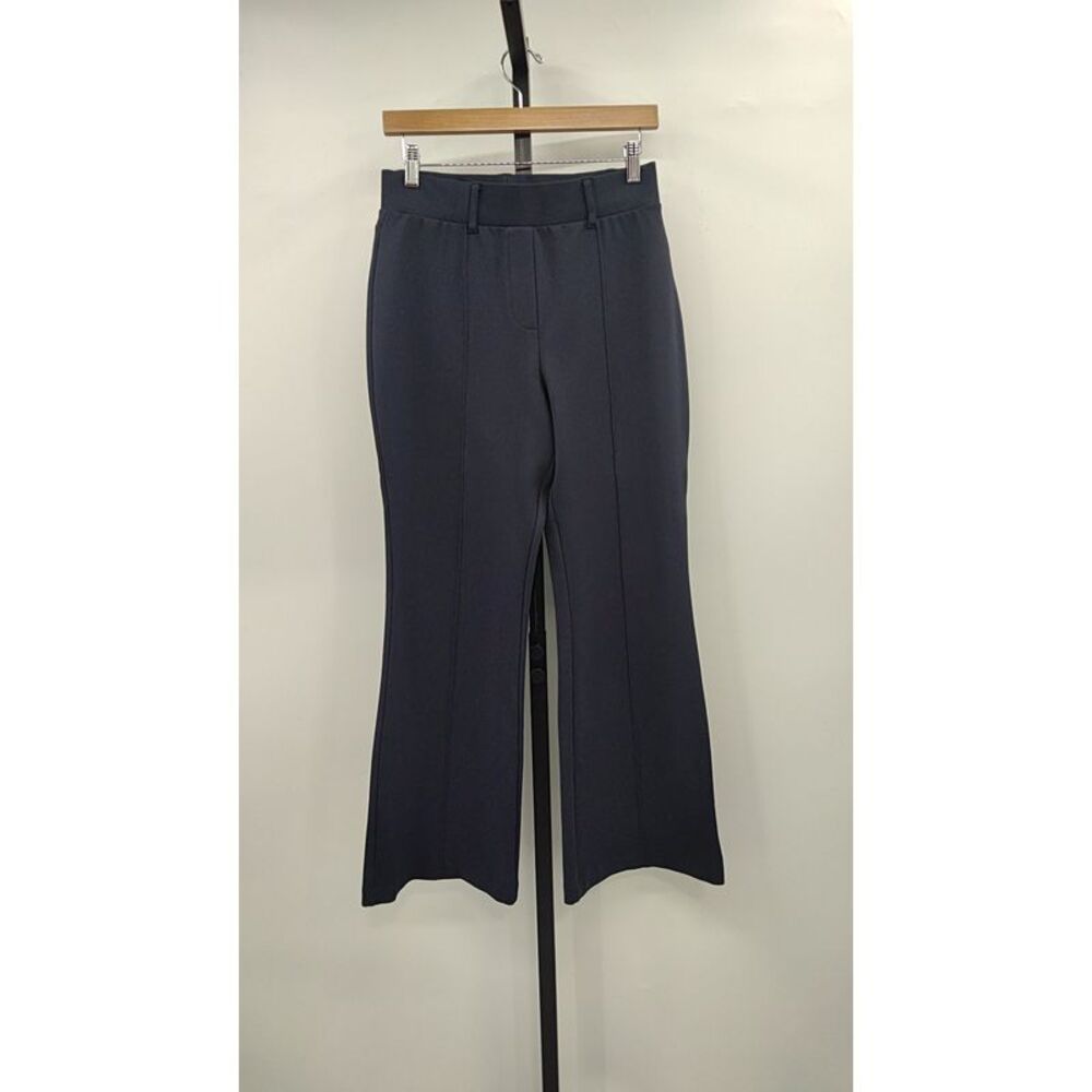 Quince Women Ultra-Stretch Ponte Flare Leg Pants Navy S